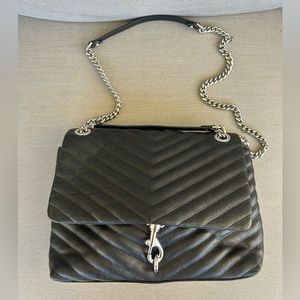REBECCA MINKOFF BLACK CHAIN PURSE